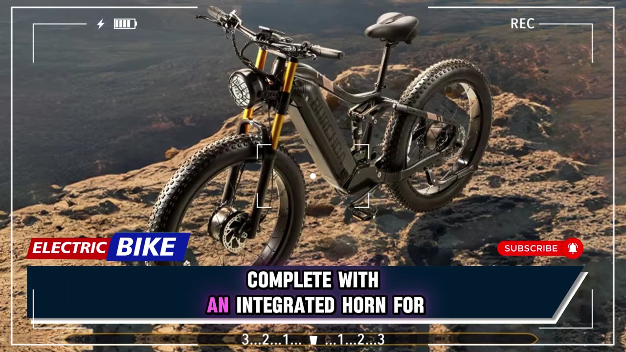 BURCHDA HC26 Electric Bicycle 2000W 48V 30AH Lithium Battery 26Inch 4.0 Fatbike Electric Bike