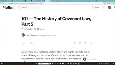 History of Covenant Law, Parts 4 and 5
