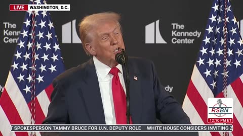 President Trump Delivers Remarks at the Kennedy Center - FULL - 8-13-25
