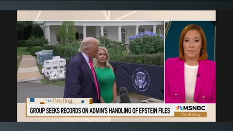 MSNBC: Jen Psaki Claims Trump Had A “Deep Personal Relationship” With Jeffrey Epstein For 15 Years