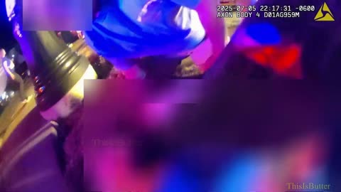 Police body cam video showed the scene of the chaotic explosion that happened in Herriman