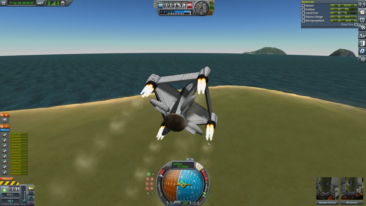 Box-Arrow-Batwing Drone-Kite-SpacePlane (KSP)