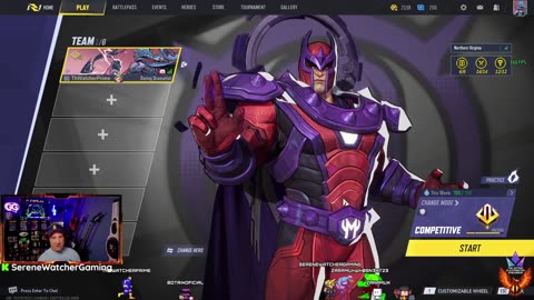 Playing some ranked #MarvelRivals and probably some quickplay as well w/Watcher!!!