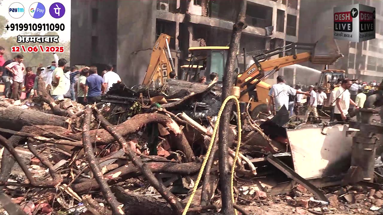 हर तरफ़ बिखरे थे टूटे प्लेन के टुकड़े, अहमदाबाद में प्लेन क्रैश | Desh Live | Sahal Qureshi | AI171