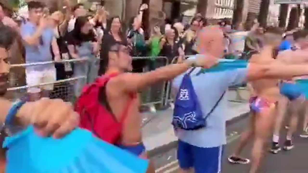 Z.o.g.w.e.f occupied England Victory in Europe Parade London.