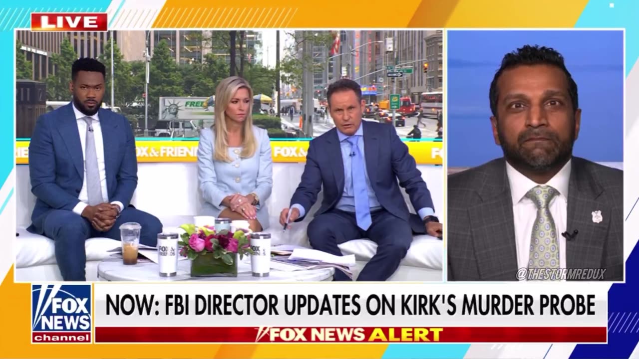 New update from Kash Patel on Fox and Friends this morning on Charlie Kirk Investigation.