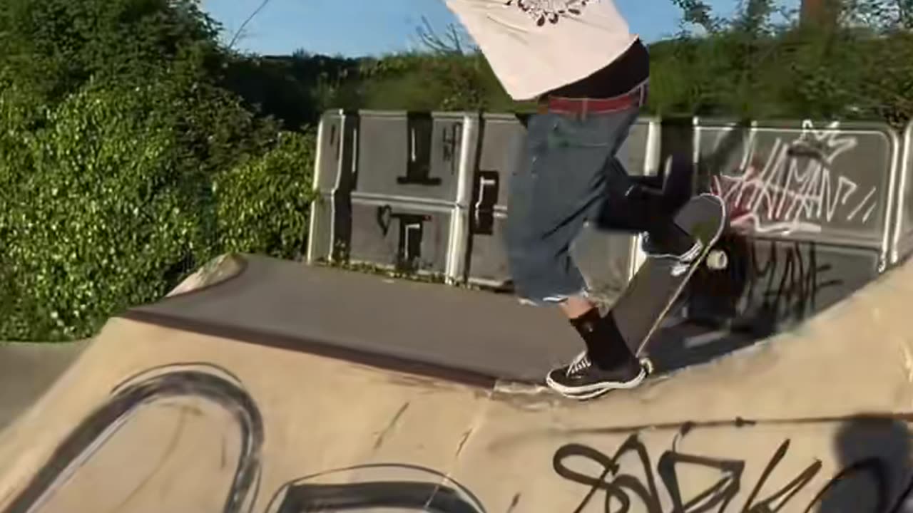 😎🛹 The Cleanest Skate Trick Ever! Wait For It... | SkateNation