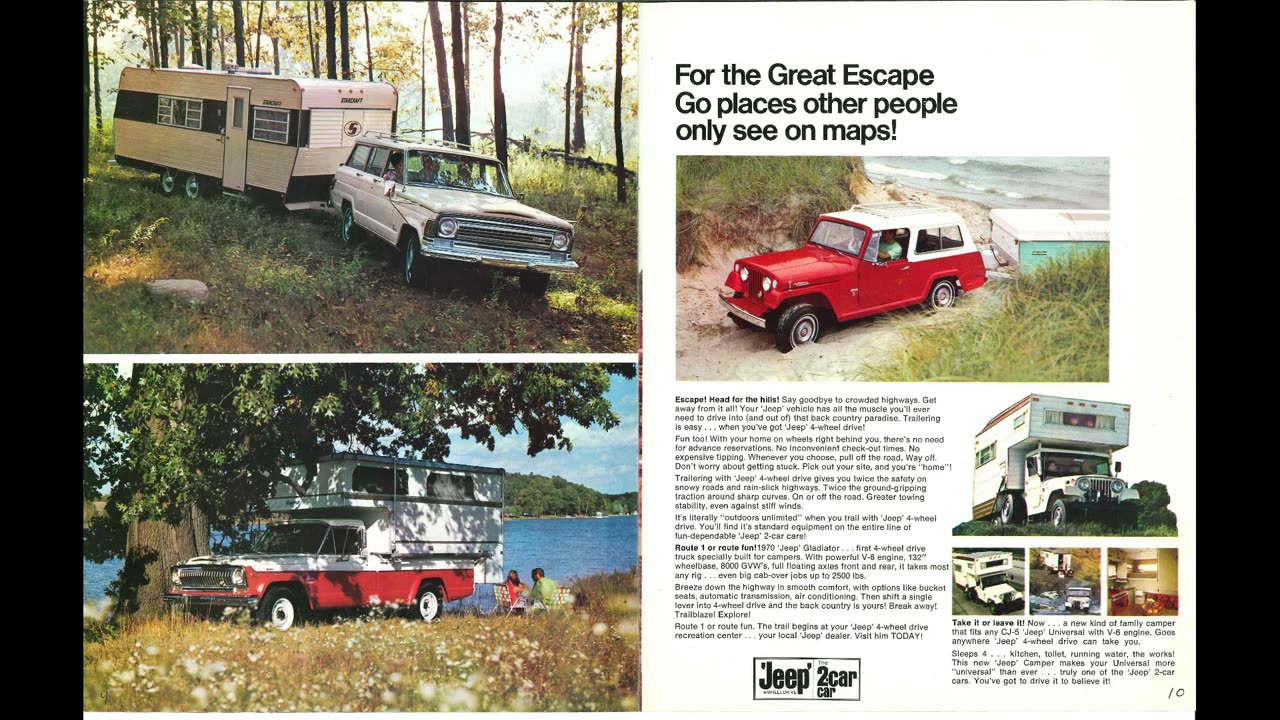 1970 Jeep Catalog No Sound, Historical Reference