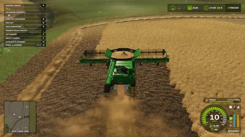 Combining Wheat Farming Simulator 25