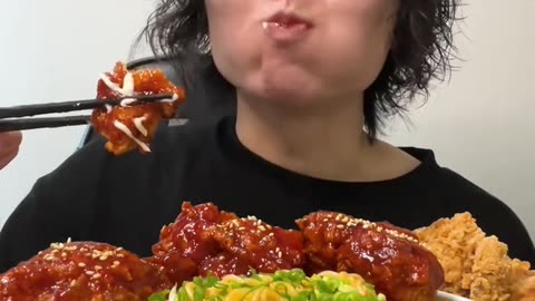 Noodle with Soy Fried Chicken