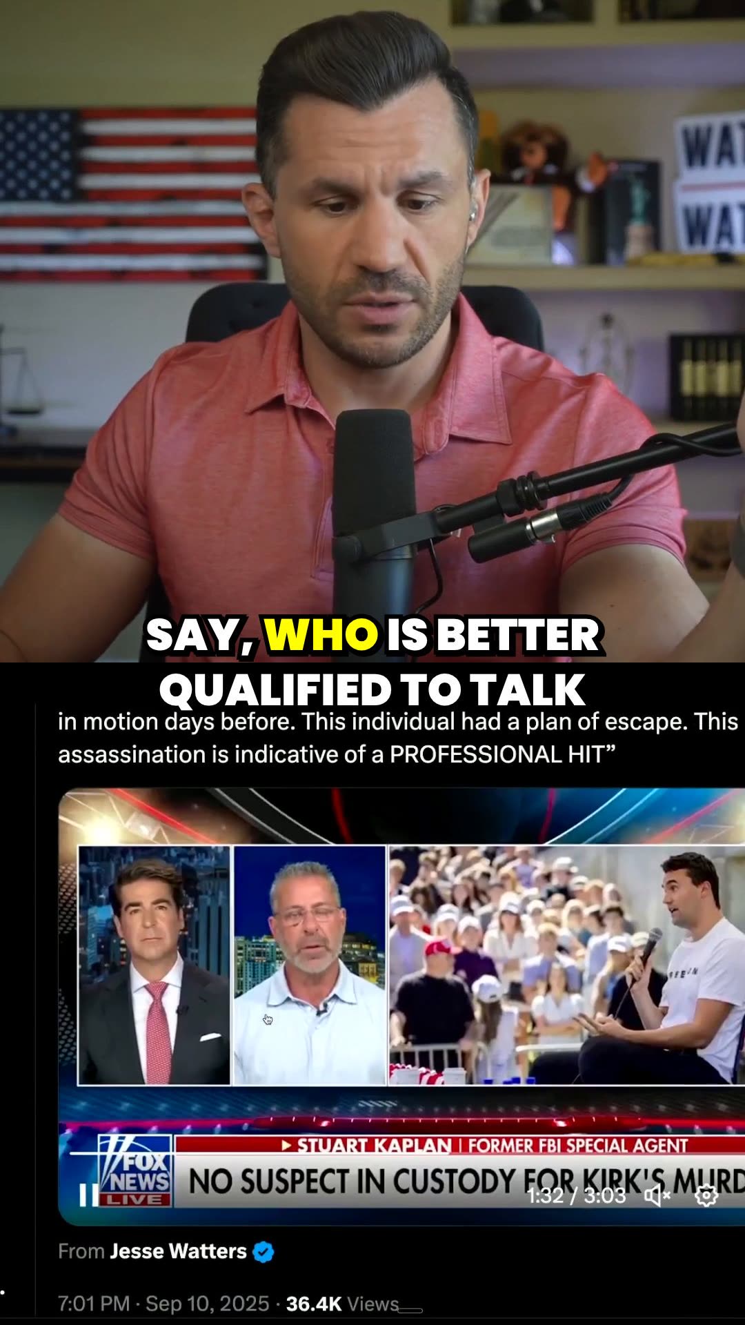 Was Kirk Assassination a PROFESSIONAL HIT