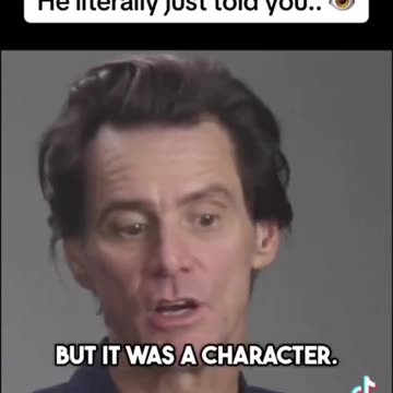 The Truman show was his best truth of REALITY