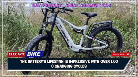 Shengmilo S600 Electric Bike 2000W 48V 17.5AH Battery 26 Inch Wide Tyre Electric Bike