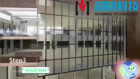 Glass solar panel fixing demonstration