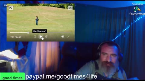 08/23/25 Goodtimes4life VOD: "raimy day saturday. put it in your bum bum and smoke it"