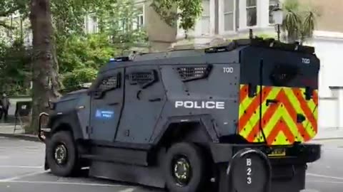 These army grade armoured vehicles have been seen in the UK