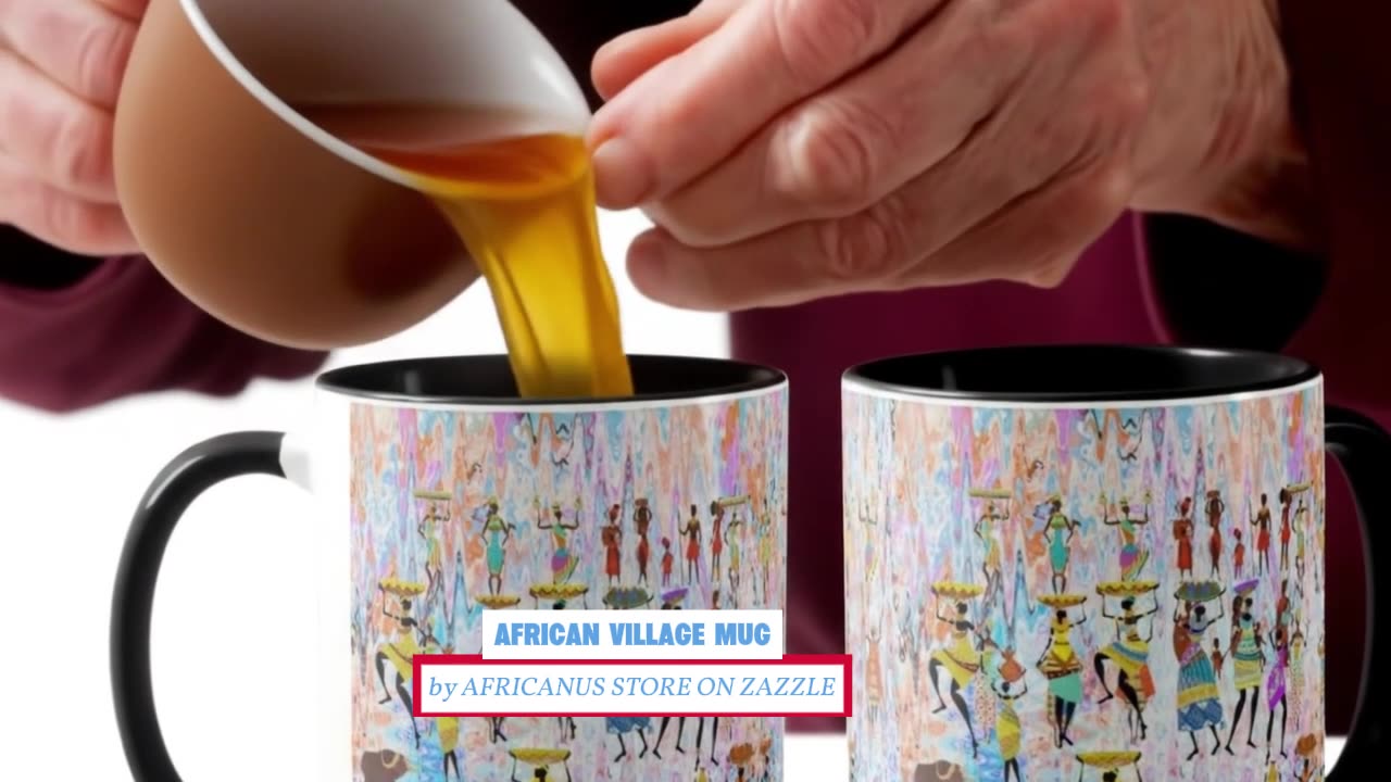 African Village Mug by Africanus Store on Zazzle