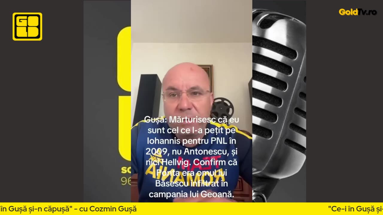 Gușă: Mărturisesc că eu sunt cel ce l-a pețit pe Iohannis pentru PNL în 2009