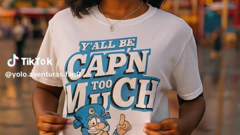 shirt advertisement using AI