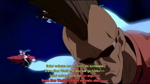 Namco X Capcom Op romaji Brave New World flair