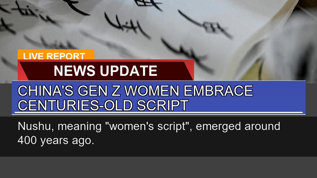 Chinas Gen Z Women Embrace Centuriesold Script
