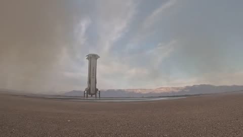 Blue Origin NS-31 booster landing.