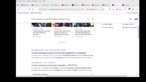 Trump announces Israel-Iran ceasefire