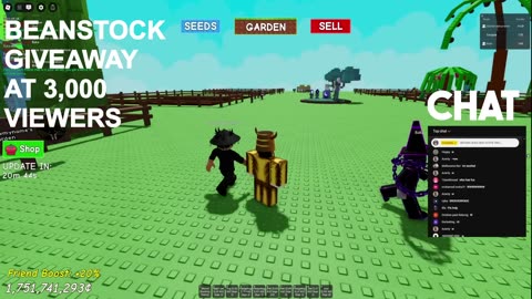 NEW COSMETIC UPDATE GROW A GARDEN LIVE! LIVE EVENT GROW A GARDEN!