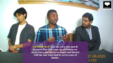 Extract from v.122 God speaks again and again