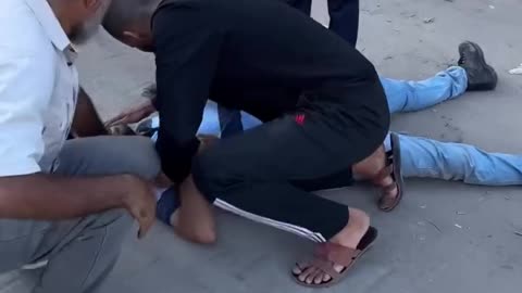 The occupation targeted a group of citizens inside the Al-Ahly Club in the Nuseirat camp