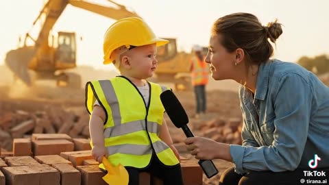 Little boy have some words to saying