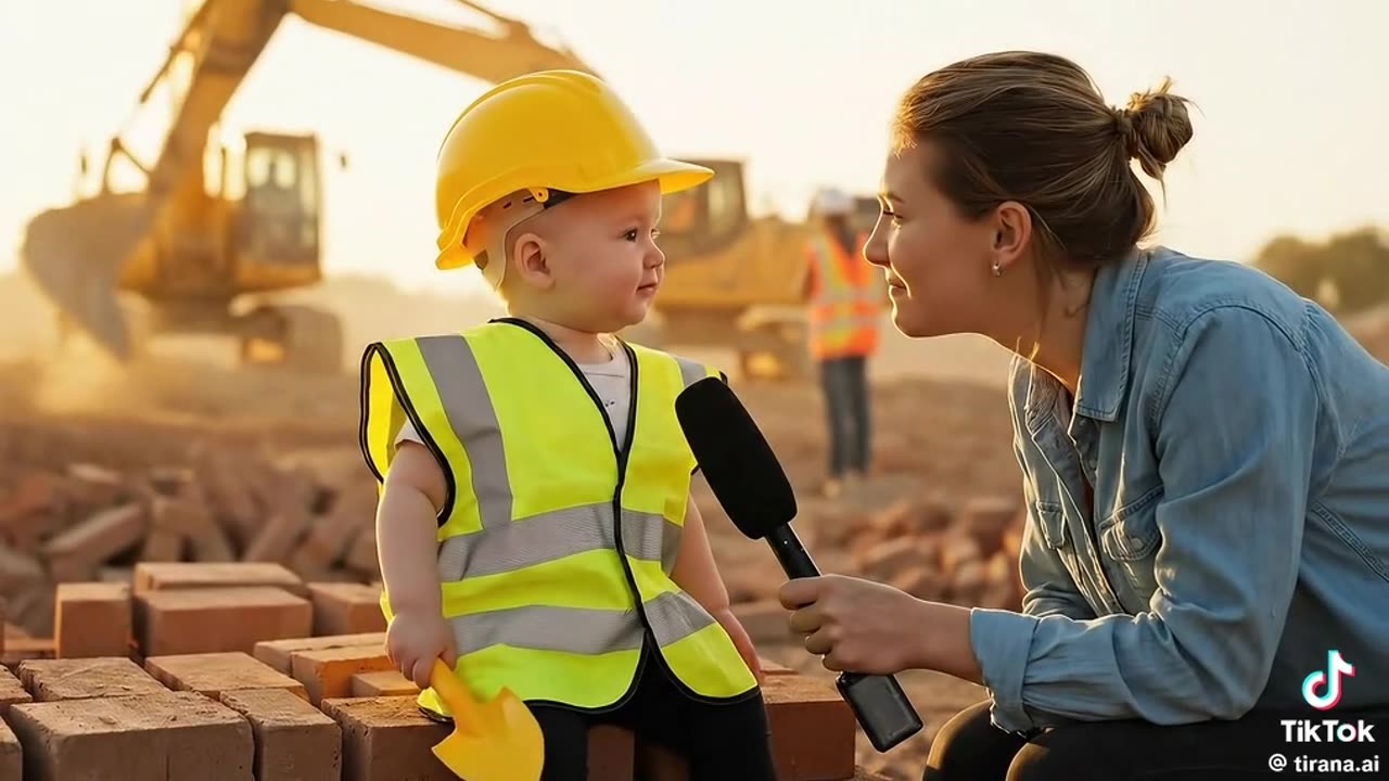 Little boy have some words to saying