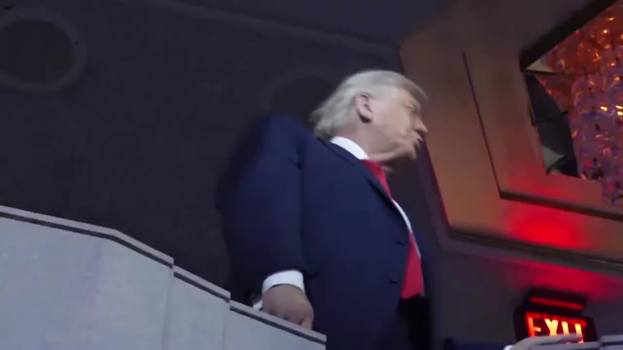 Trump jamming to YMCA at Kennedy Center