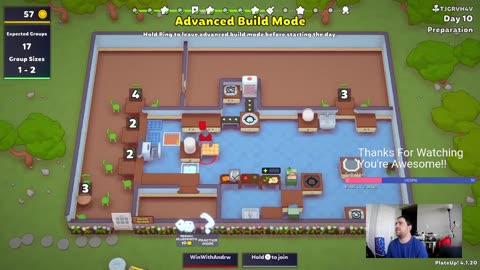 Win With Andrew - PlateUp! - with Tina