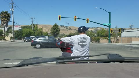 Motorcycle Event Caught on Camera