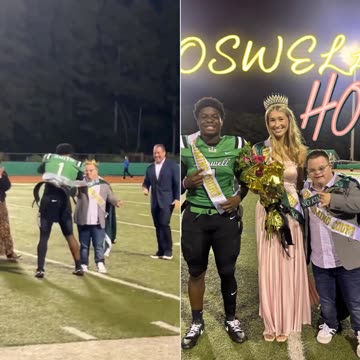 Georgia QB Gifts Homecoming Crown to Down Syndrome Superfan Who Deadlifted 176 Lbs! 🏈👑