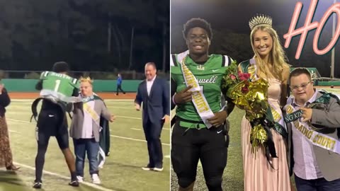 Georgia QB Gifts Homecoming Crown to Down Syndrome Superfan Who Deadlifted 176 Lbs! 🏈👑