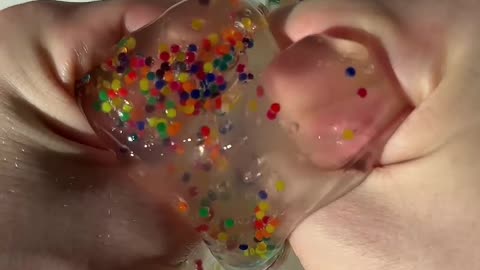 Adding ORBEEZ to SLIME 😍
