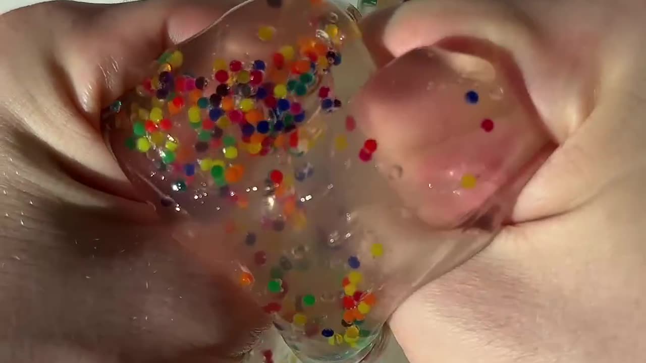 Adding ORBEEZ to SLIME 😍