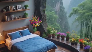 Cave Bedroom Retreat with Rainforest View.