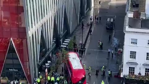 A bus has crashed at Victoria station in London, multiple people taken to hospital