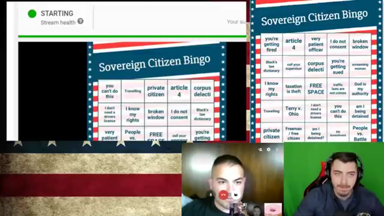 Sovereign Citizen Bingo 3; Officer401 and AngryCops
