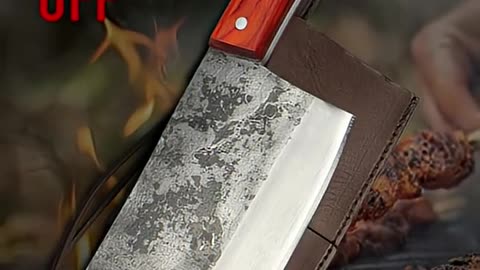 Creekside Serbian Cleaver – Heavy-Duty Carbon Steel Knife