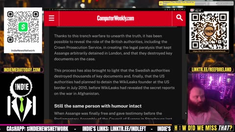 Julian Assange: One Year Out of Belmarsh Prison | @GetIndieNews @smaurizi