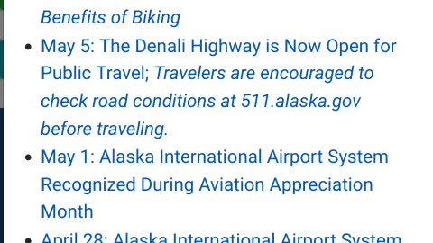 Fairbanks! What's going on? (05/09/2025)