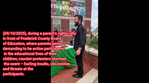 Parent's Right Rally In Maryland