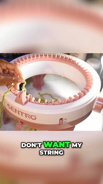 Paranoid Knitter's Secret: Secure Yarn with a Slip Knot on the Sentro