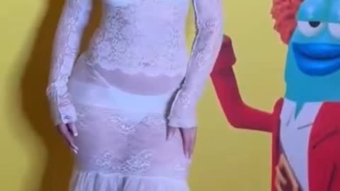 Ice Spice Stuns in See-Through Lace at SpongeBob Screening