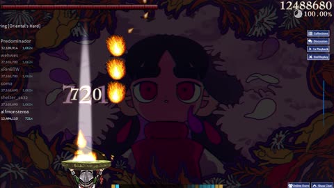 Osu: Darenaru -Flowering [Oriental's Hard] (SS)