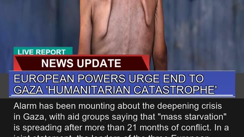 European Powers Urge End to Gaza Humanitarian Cat